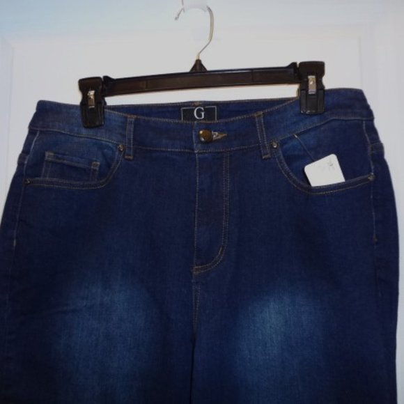 NWT-G By Giuliana Blue Zipper Jeans with Two Front and Back Pockets - Picture 2 of 3